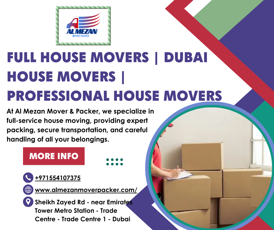 Full house movers | Dubai House Movers | Professional House Movers