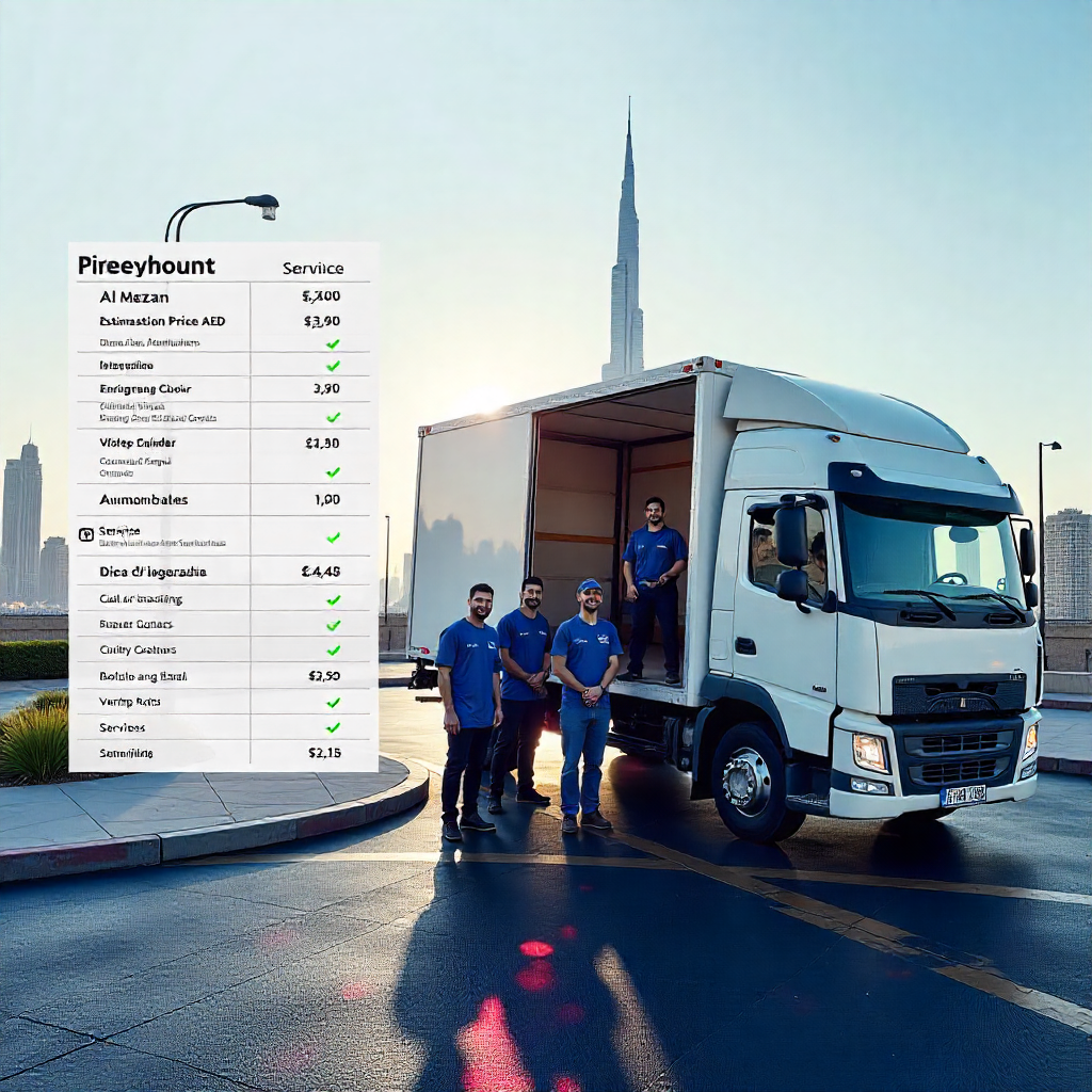 Charges of moving services in dubai per day?